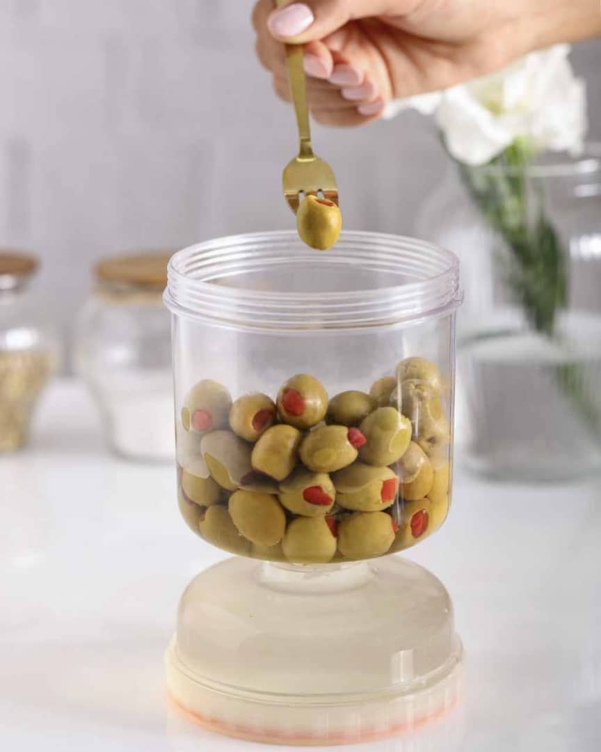 ظرف نگهدارنده ترشیجات و لبنیات