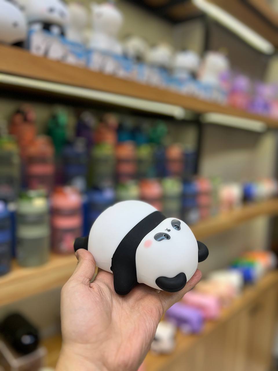 شب خواب پاندا دراز کشیده